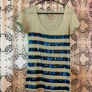 PINK teal and sequin blue tunic 💎